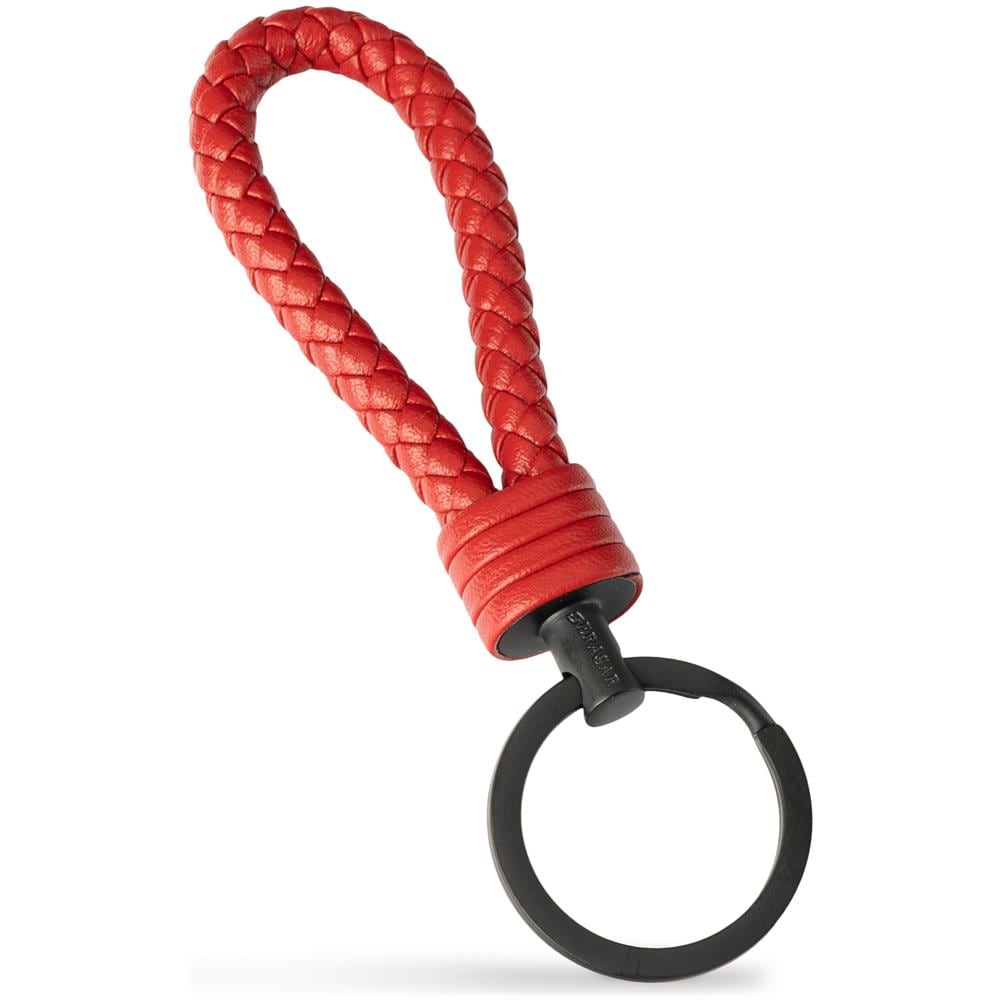 Portachiavi in Pelle per Donna, ""Strong"", Rosso - Foto 1