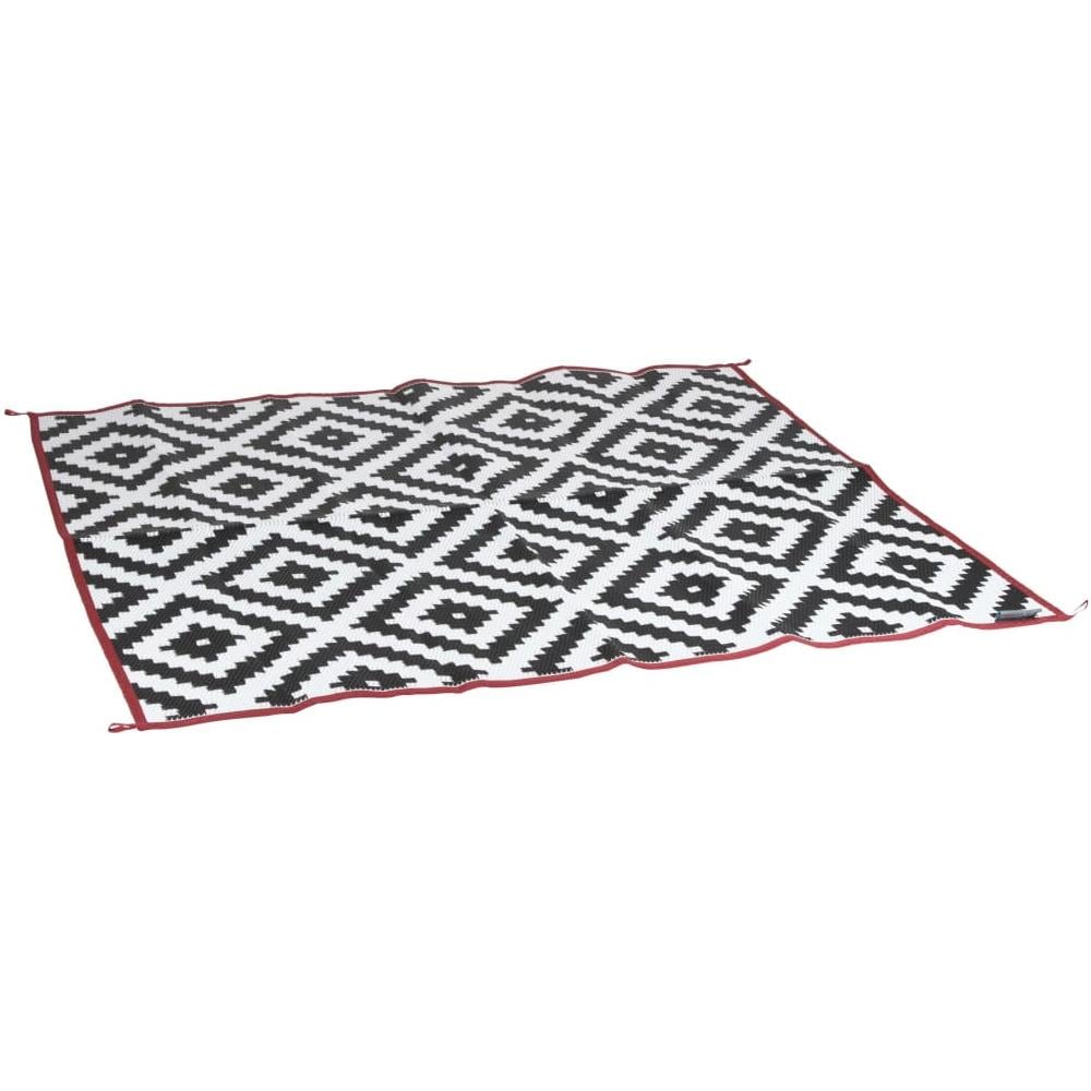 Tappeto da Esterno Chill mat Lewisham M 2x1,8 Nero e Bianco - Foto 1