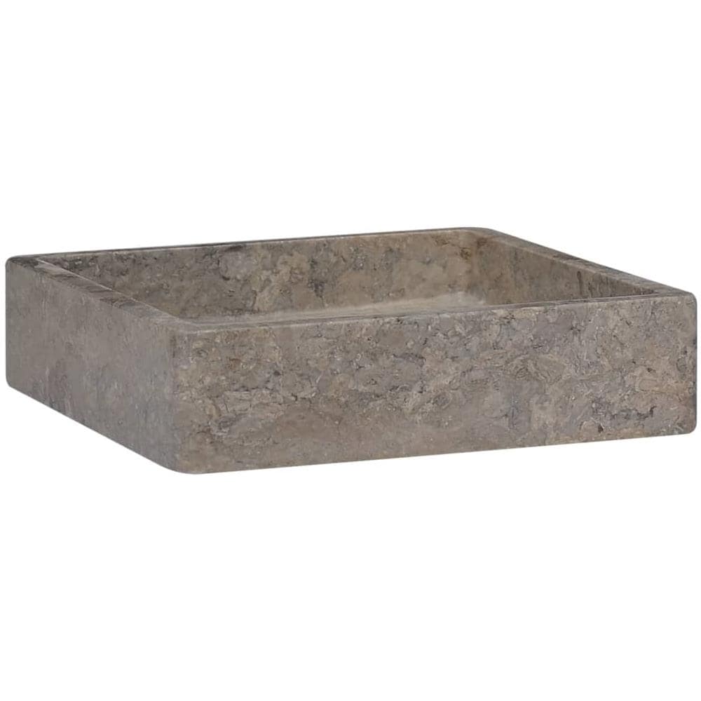 Lavandino Grigio 40x40x10 cm in Marmo - Foto 2