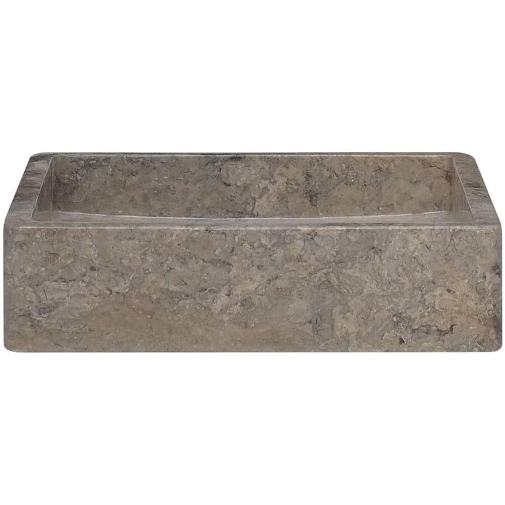 Lavandino Grigio 40x40x10 cm in Marmo - Foto 3