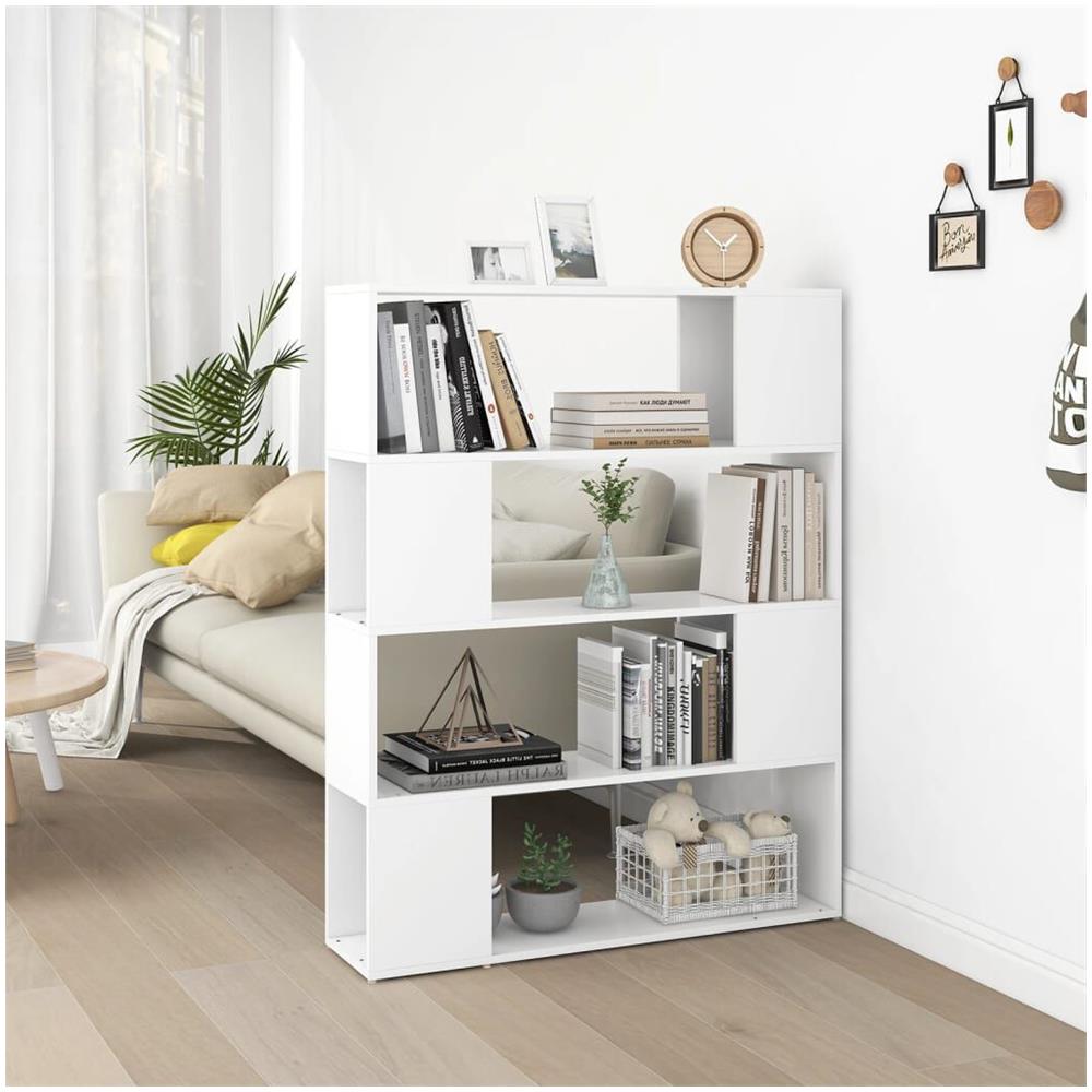 Libreria /Divisorio Bianco 100x24x124 cm - Foto 2