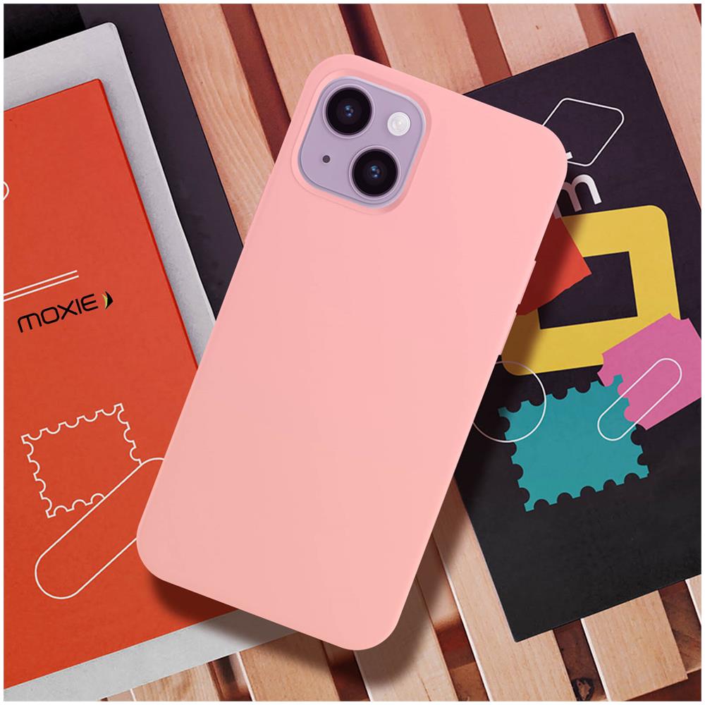 Cover Per Iphone 14 Ibrida Semirigida Sottile Leggera Rosa Chiaro - Foto 2