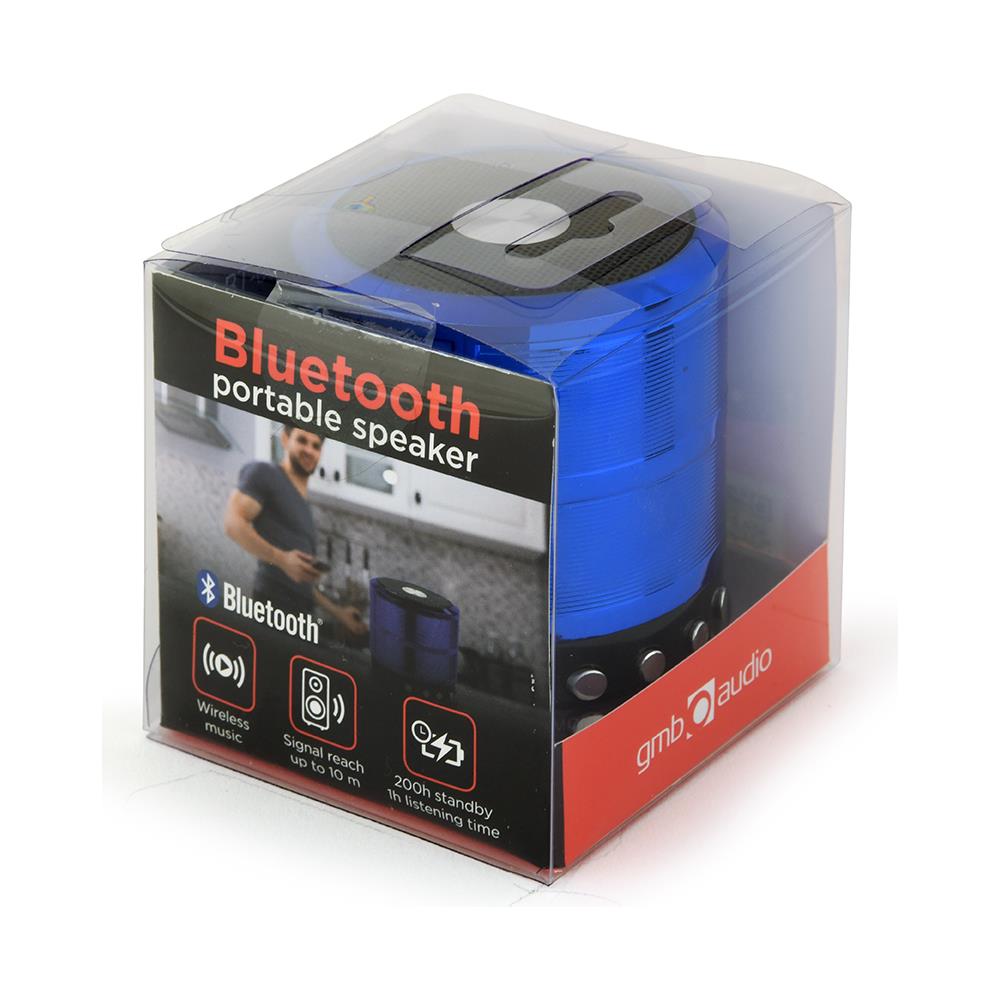 SPK-BT-08-B Altoparlante Portatile Mono Potenza 3 W Bluetooth - Nero / Blu - Foto 2