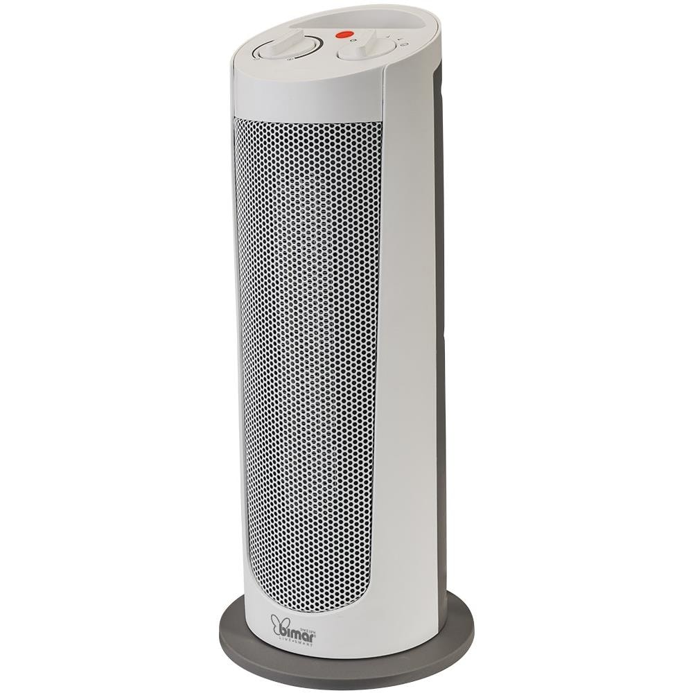 Termoventilatore PTC HP129 a Colonna Oscillazione Termostato Ambiente Regolabile Idoneo per Ambienti di 20 mq Potenza 2000 W Colore Bianco /Grigio - Foto 1