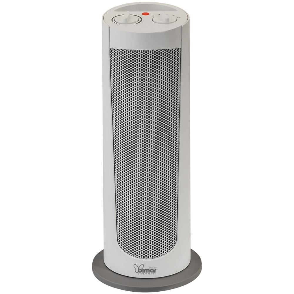 Termoventilatore PTC HP129 a Colonna Oscillazione Termostato Ambiente Regolabile Idoneo per Ambienti di 20 mq Potenza 2000 W Colore Bianco /Grigio - Foto 2