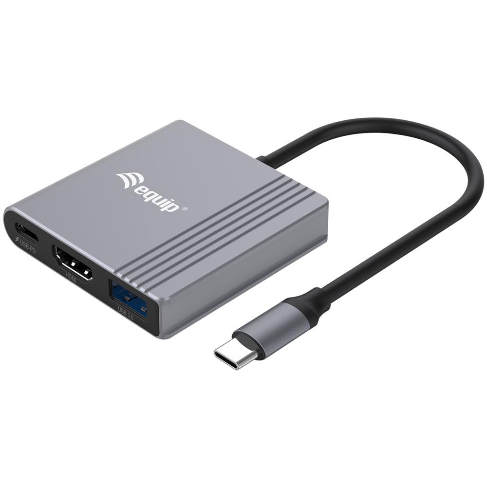 133488 adattatore grafico USB 3840 x 2160 Pixel Nero, Grigio - Foto 1