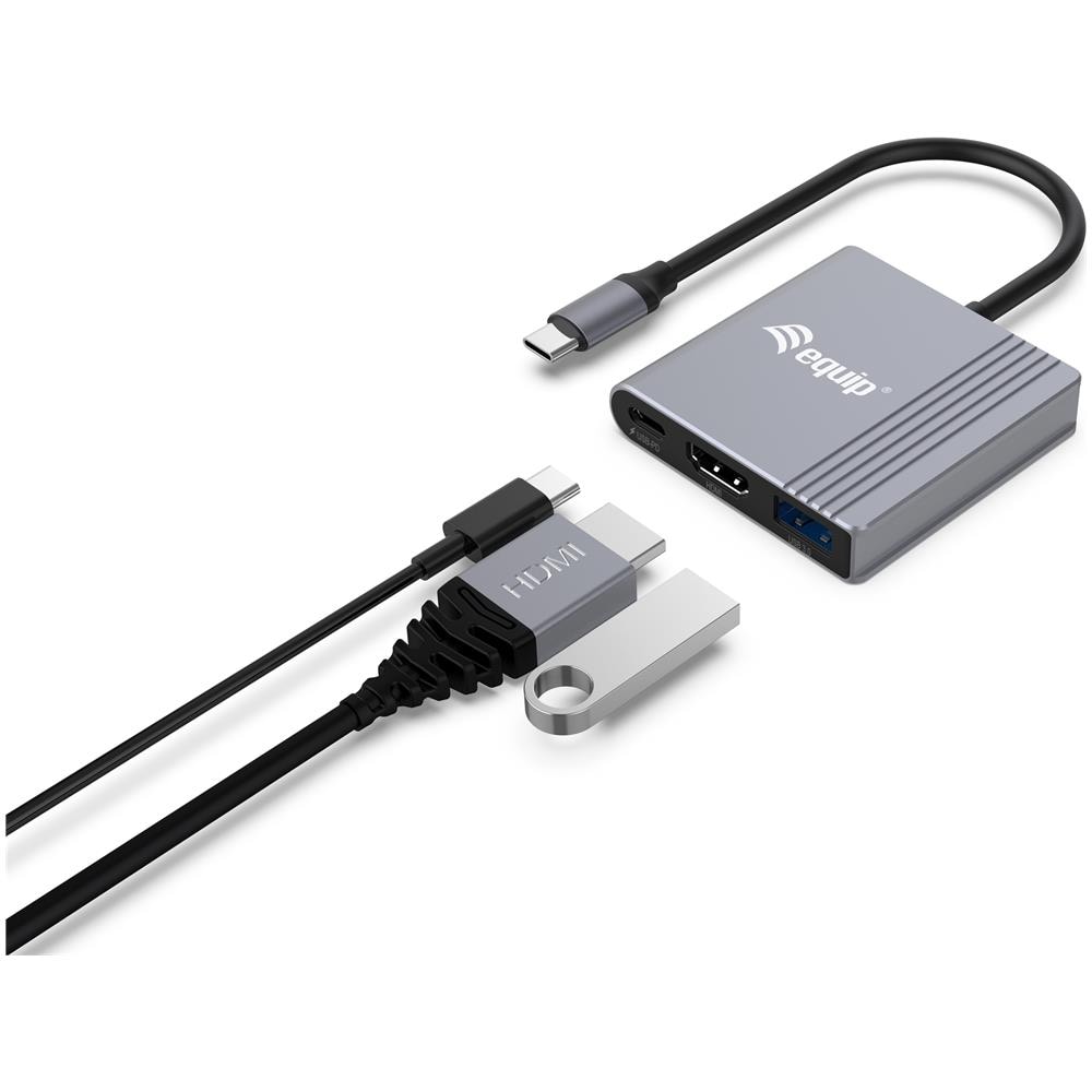 133488 adattatore grafico USB 3840 x 2160 Pixel Nero, Grigio - Foto 2