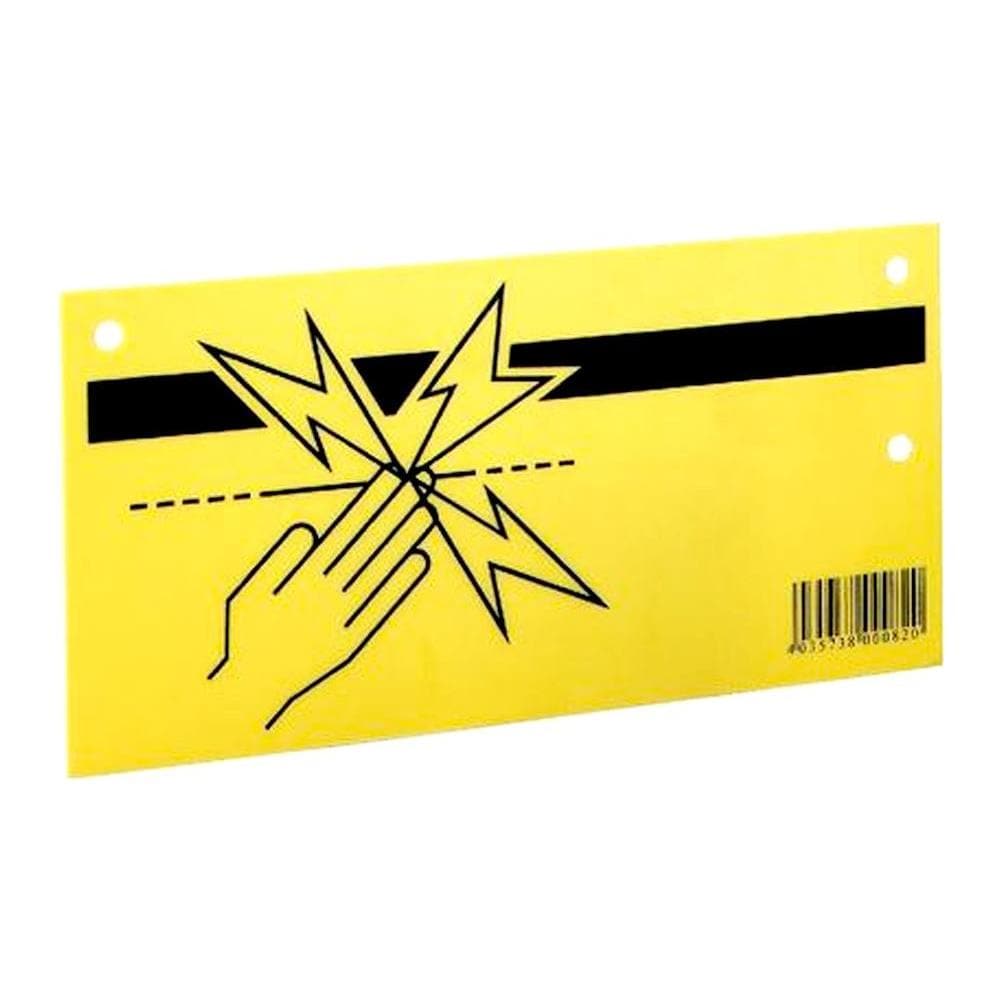 Targhetta Di Segnalazione Recinti Elettrificati - Segnale Di Pericolo Recinto - Foto 1