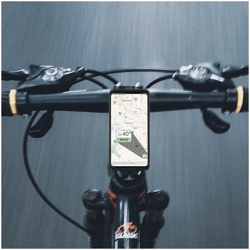 Supporto Bici Smartphone Fissaggio Meccanico + Magnetico Rotante Sport - Foto 10