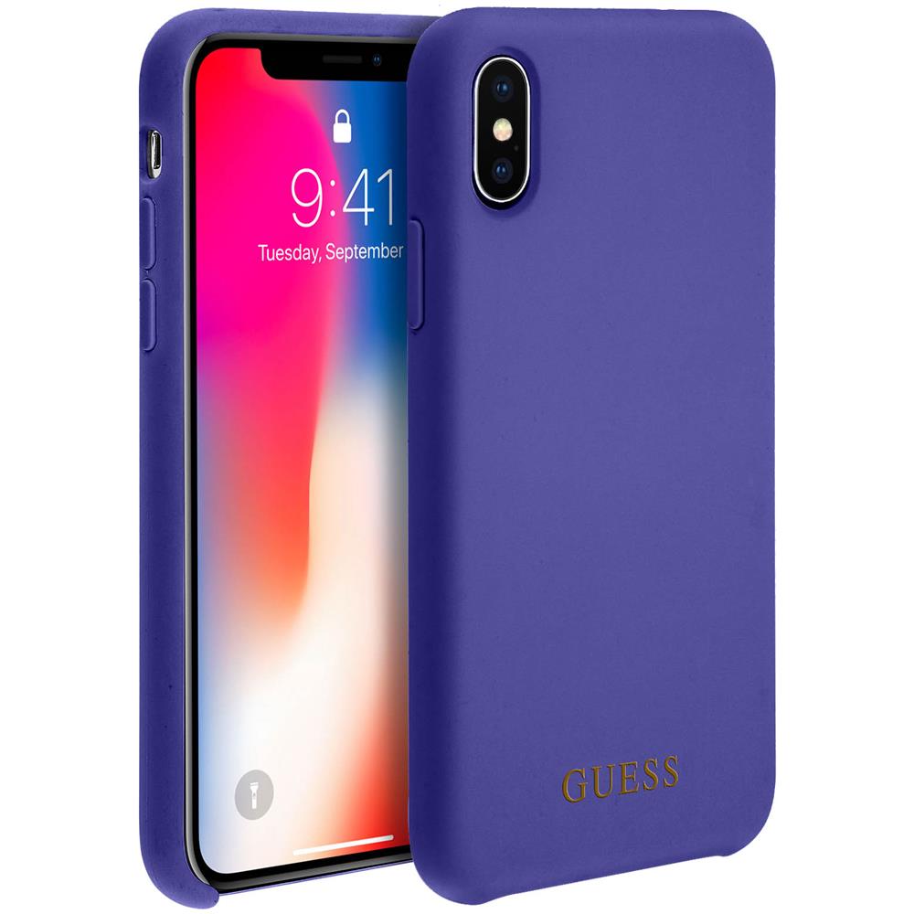 Cover Iphone X / Xs Protezione Rigida Antishock Guess - Viola - Foto 2
