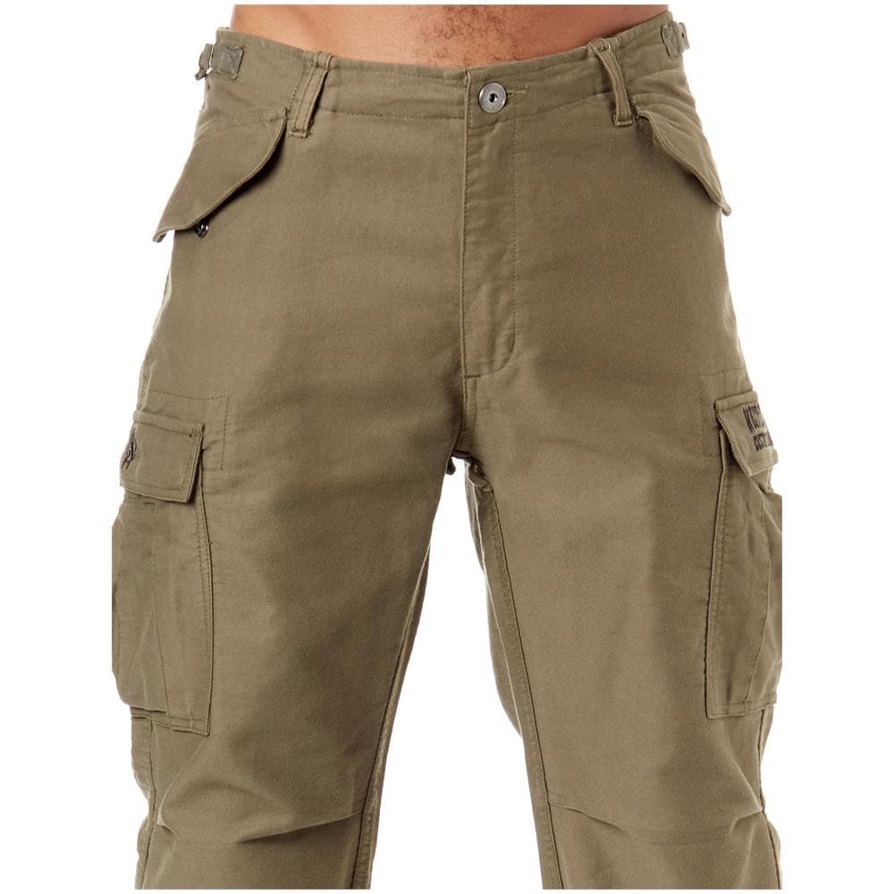 Pantaloni Con Tasconi M-65 Army Verde (l, Verde) - Foto 2
