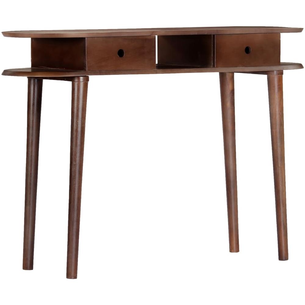 Tavolo Consolle 110x35x76 Cm Legno Massello Di Acacia - Foto 1