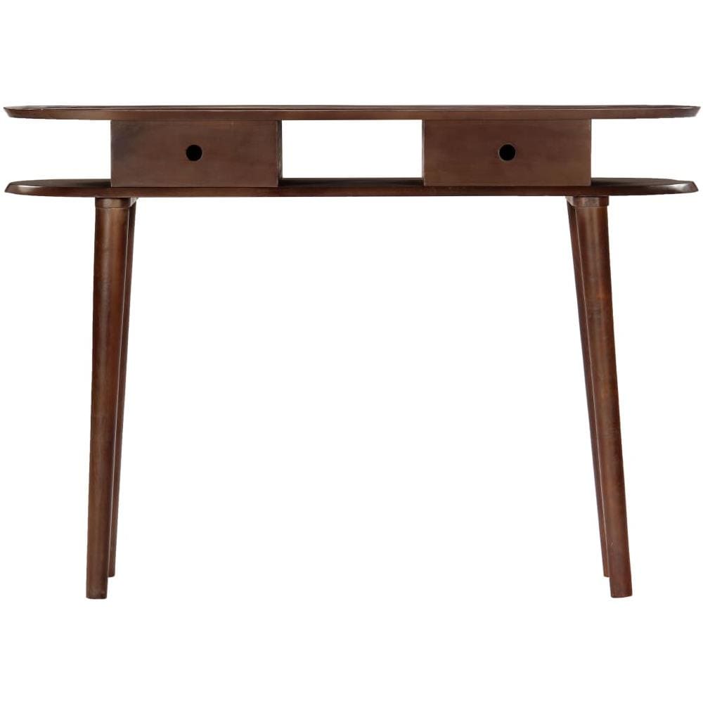 Tavolo Consolle 110x35x76 Cm Legno Massello Di Acacia - Foto 2