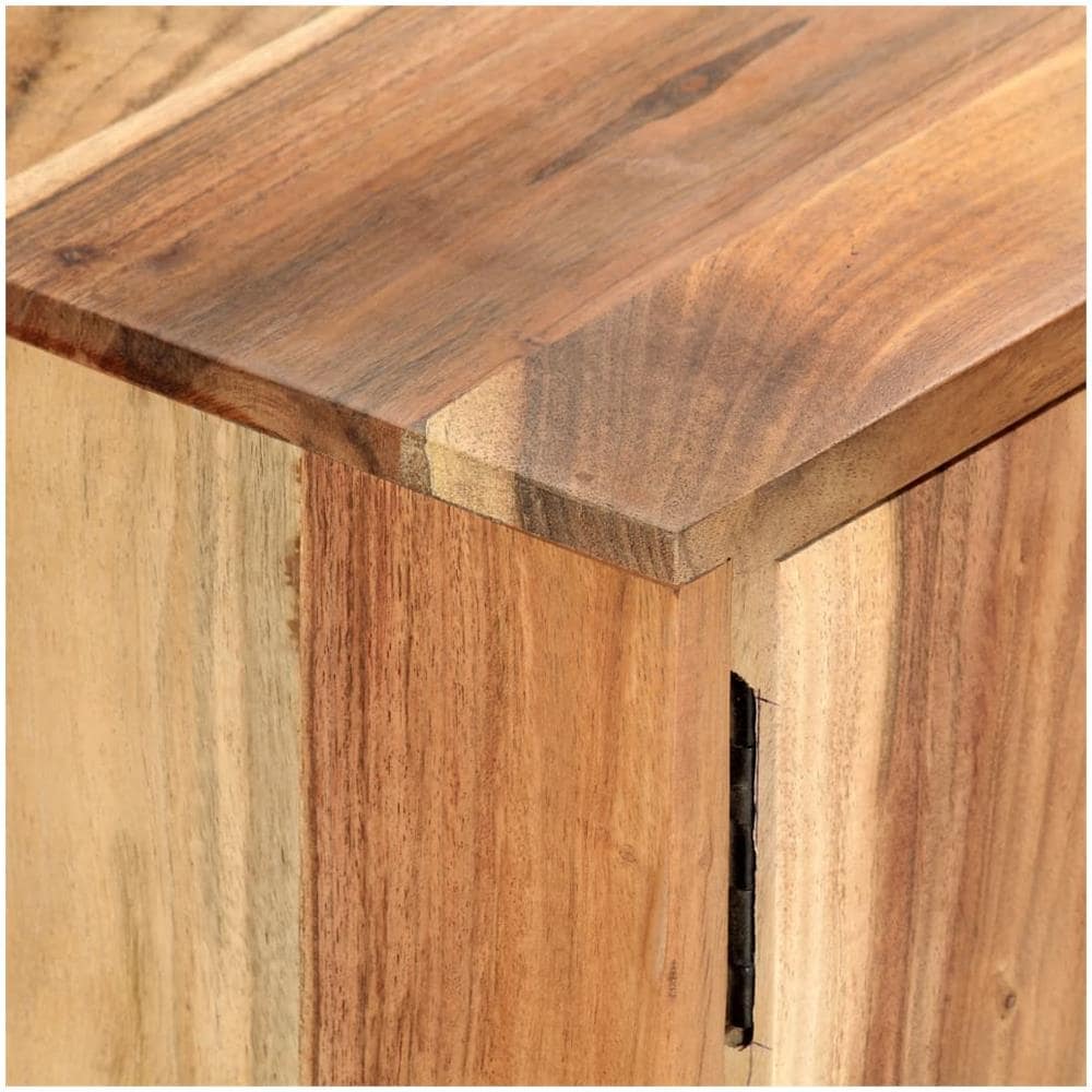 Mobile Porta TV 118x30x45 cm in Legno Massello di Acacia - Foto 3
