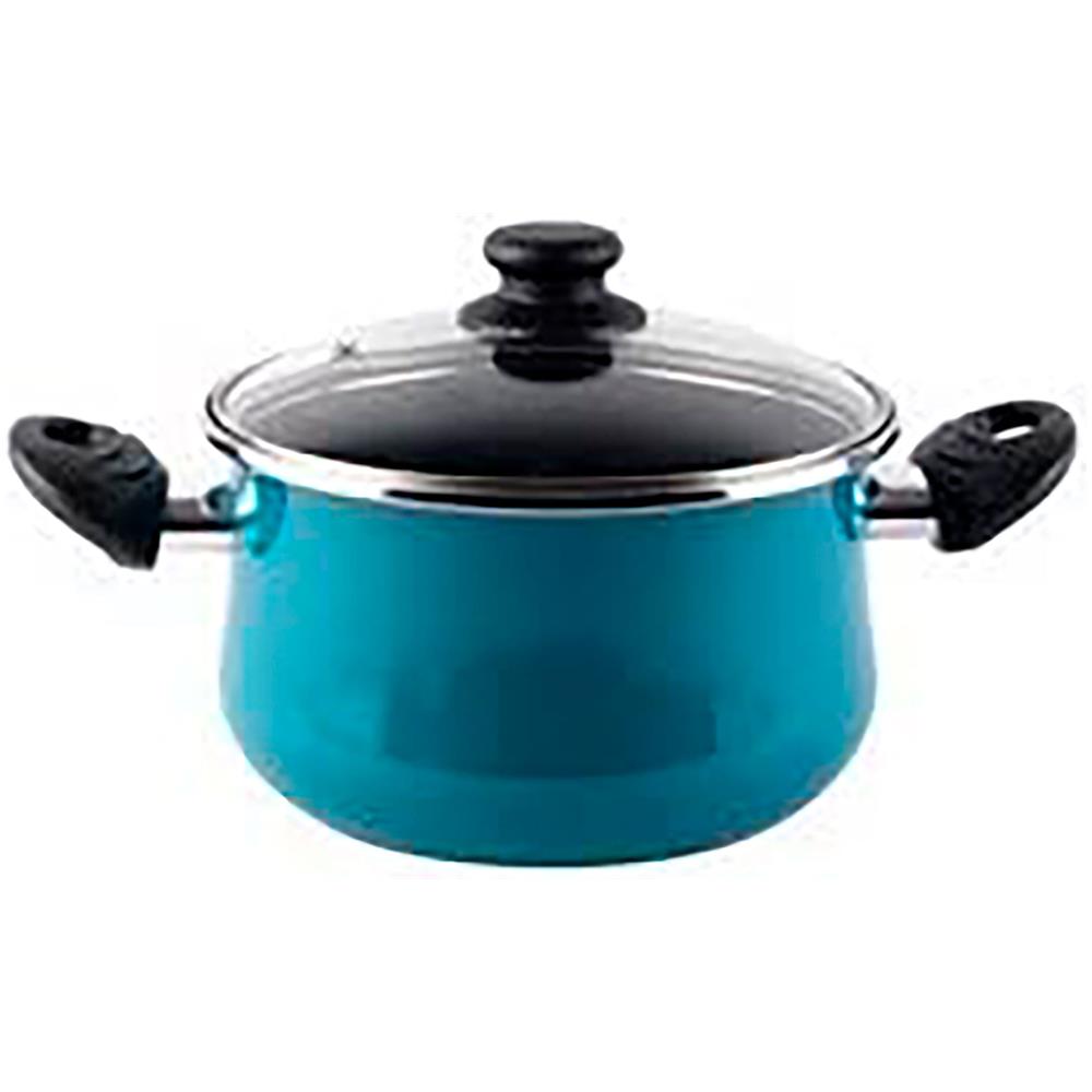 Country Batteria Da Cucina Induzione 7 Pezzi Set Pentole Antiaderente Coperchi Di Vetro - Foto 2