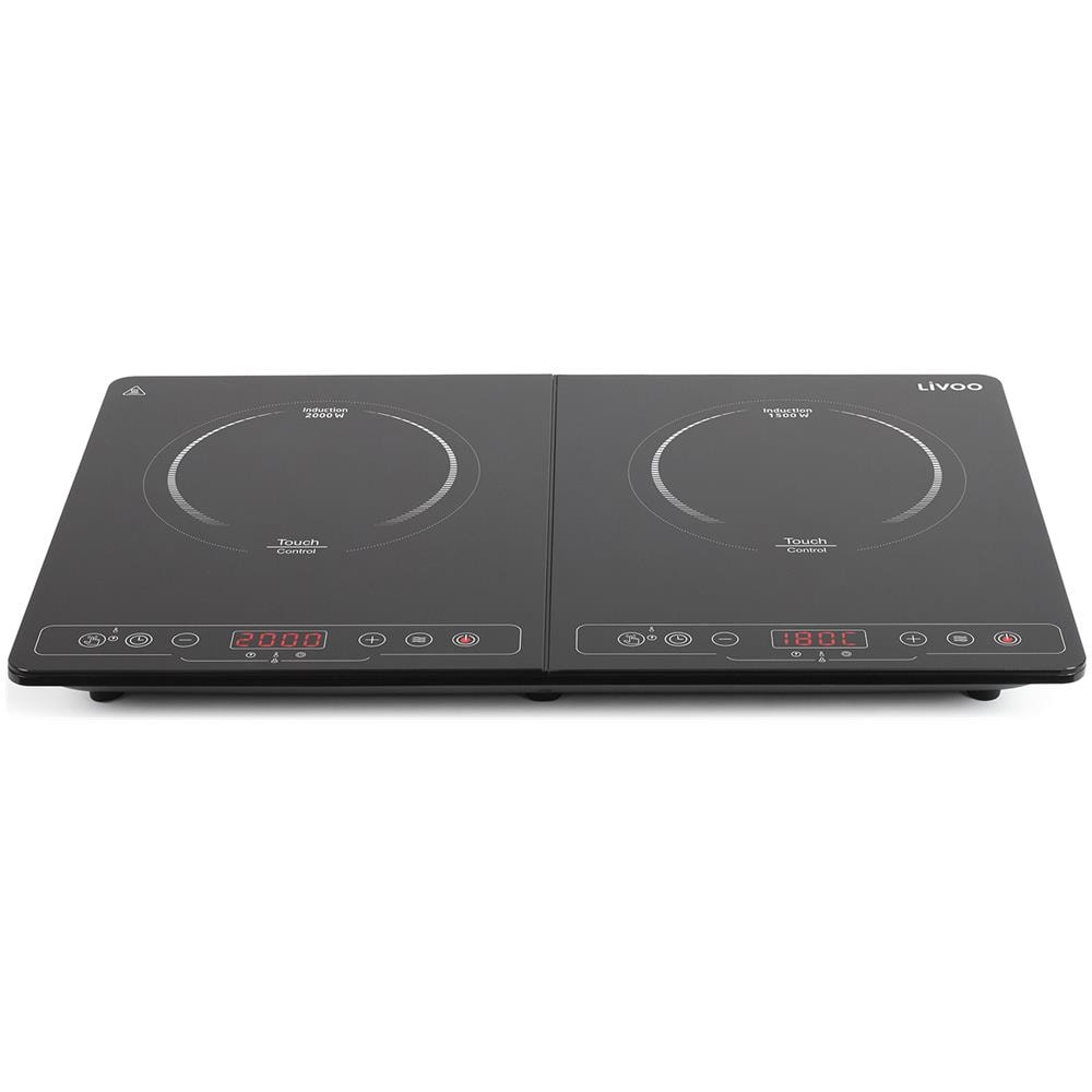 Doc236 Doppio Piano Cottura A Induzione - 22cm - Da 60 ° A 240 ° - Nero - Foto 2