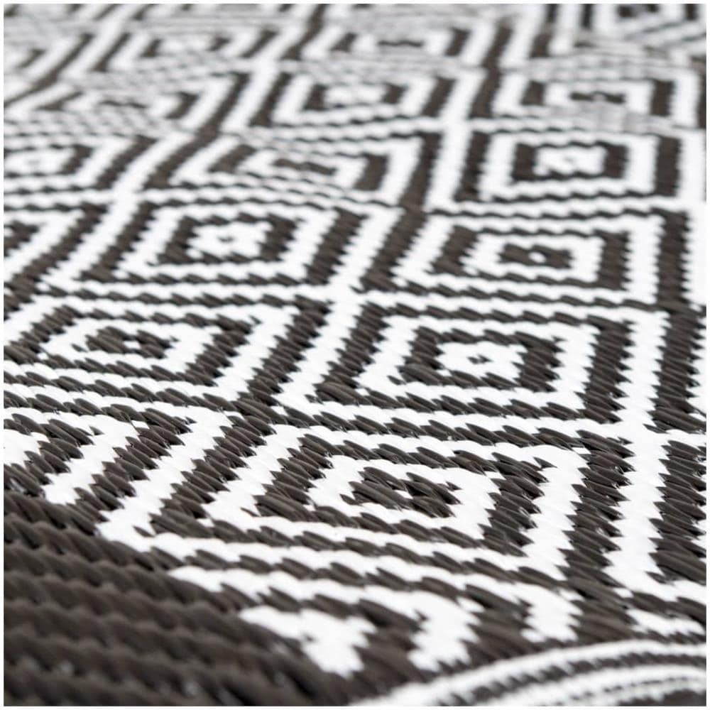 Tappeto da Esterno Chill mat Beach 1,8x1,2 m Nero e Bianco - Foto 2