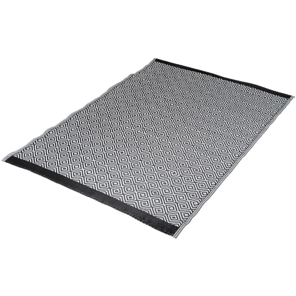 Tappeto da Esterno Chill mat Beach 1,8x1,2 m Nero e Bianco - Foto 1