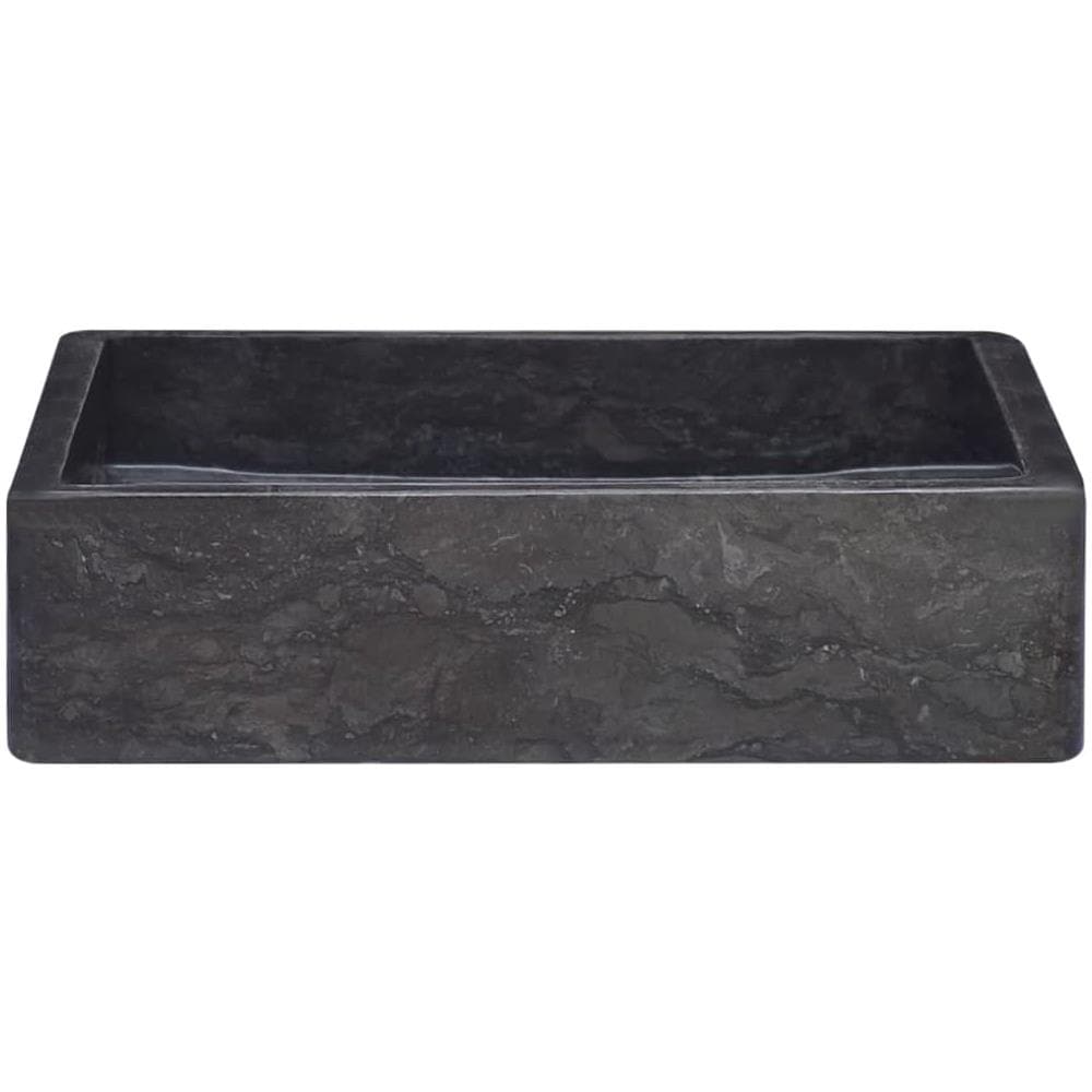 Lavandino Nero 40x40x10 cm in Marmo - Foto 2