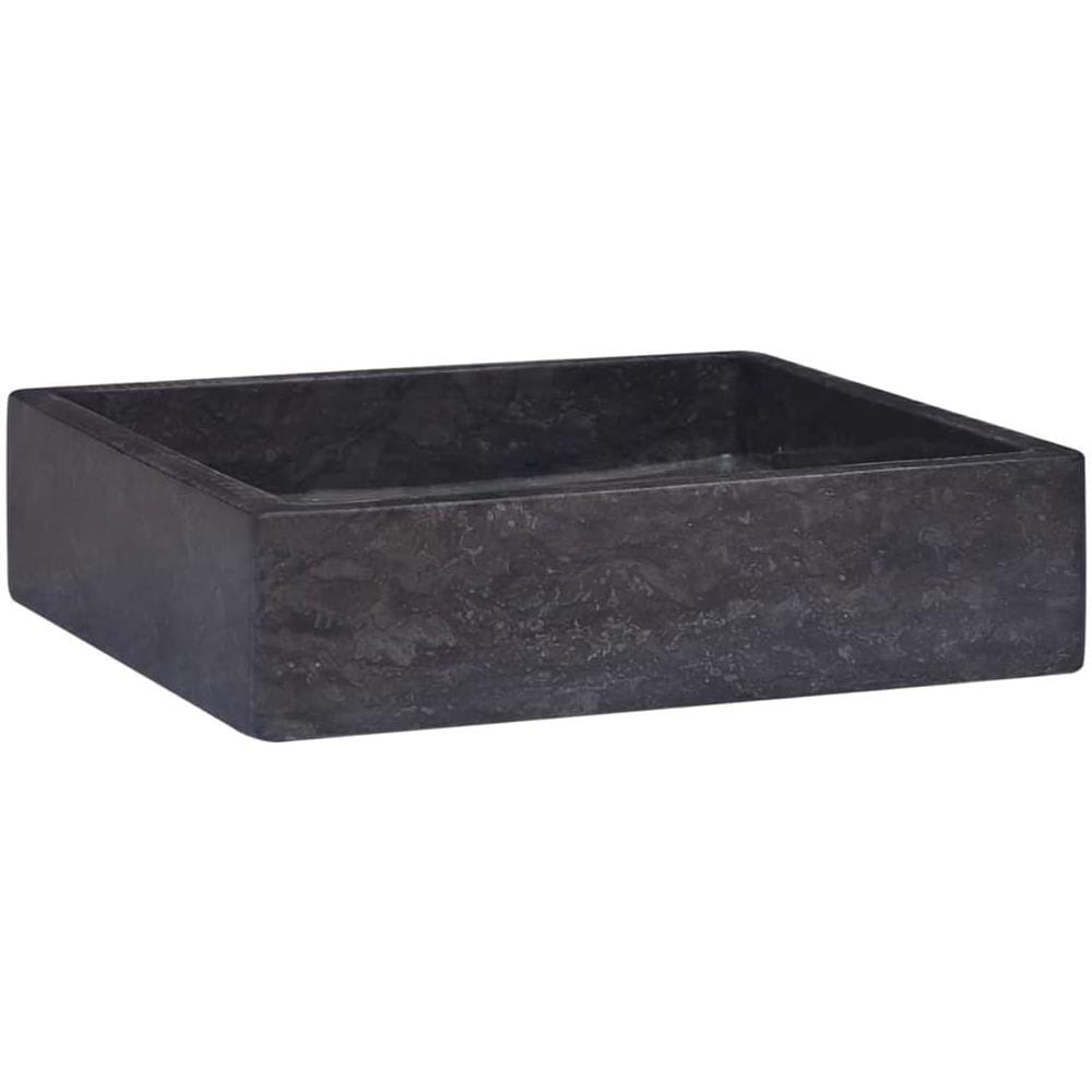Lavandino Nero 40x40x10 cm in Marmo - Foto 3