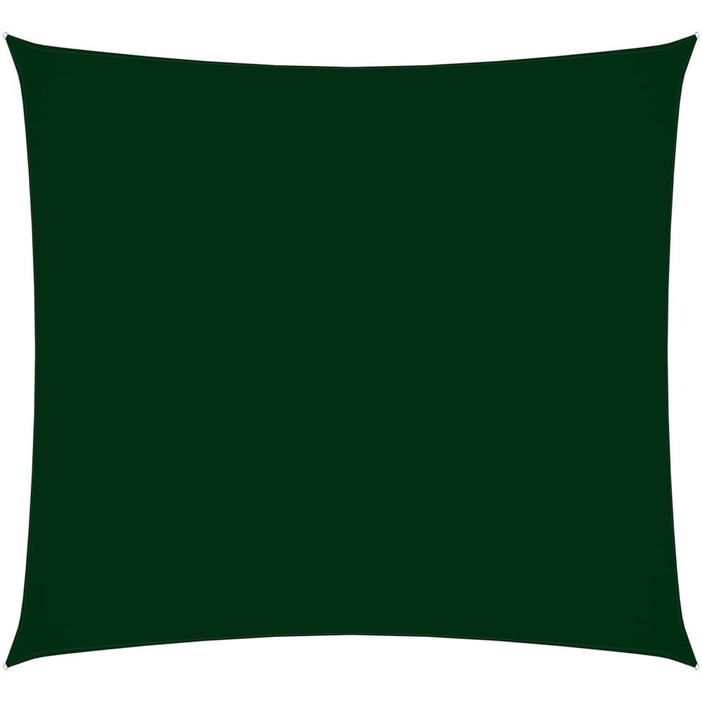 Vela Parasole in Tela Oxford Quadrata 2x2 m Verde Scuro - Foto 1