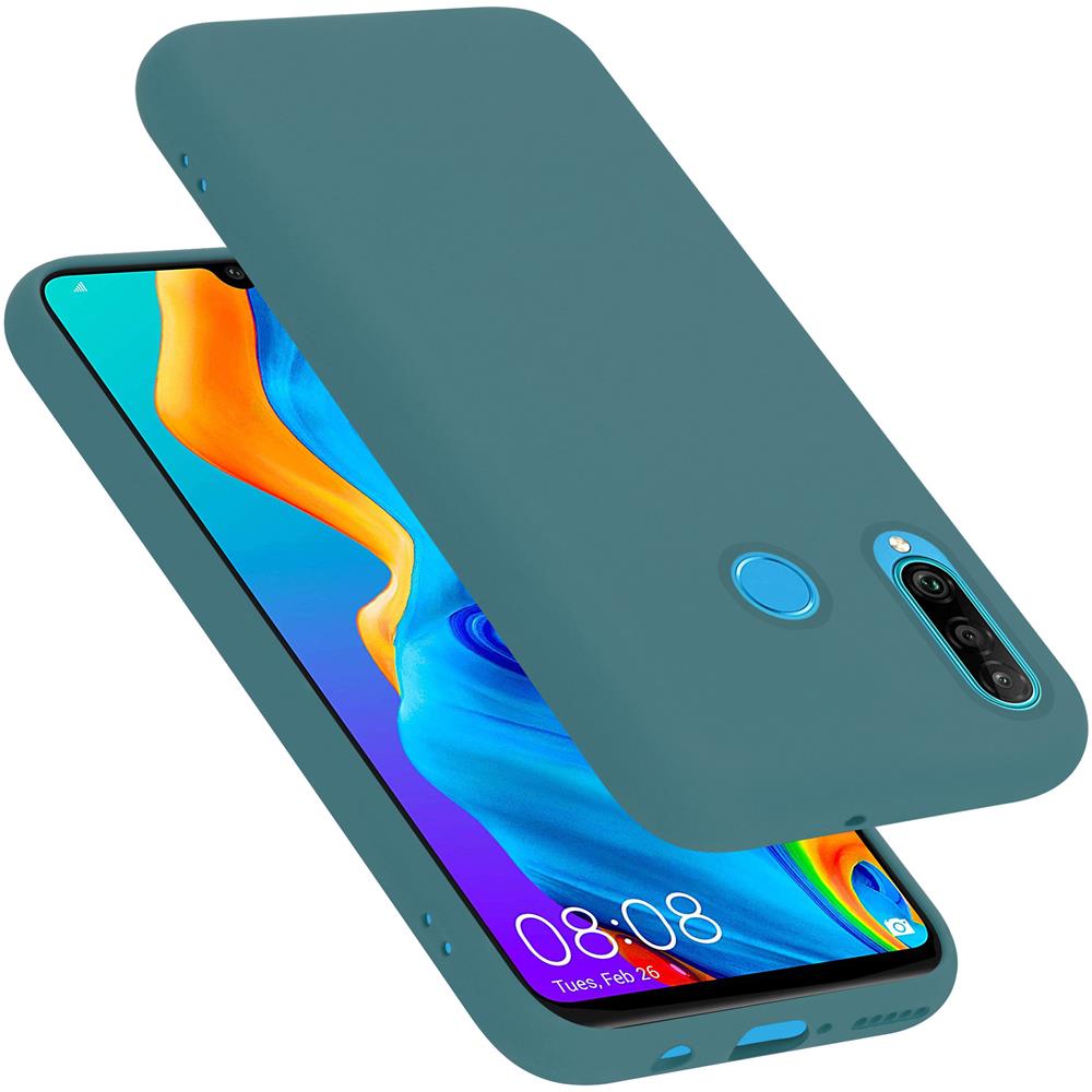 Custodia Compatibile Con Huawei P30 Lite In Liquid Verde - Coperchio Protettivo In Silicone Tpu Flessibile - Foto 1