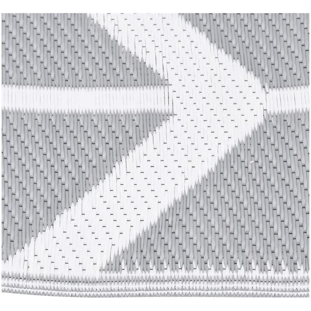 Tappeto Da Esterno Grigio 190x290 Cm In Pp - Foto 3