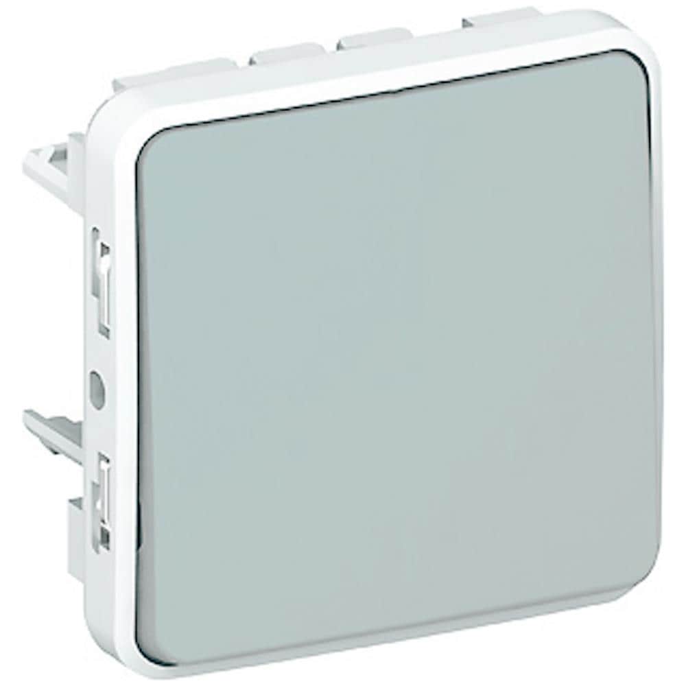 Interruttore Commutatore Componibile Plesso 069511 Grigio - Foto 1