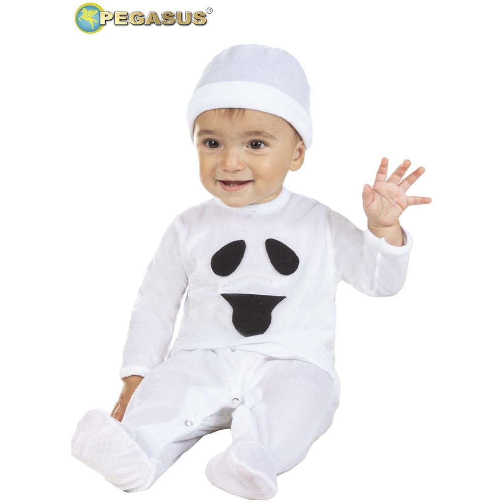 Piccolo Fantasma Neonato Di Halloween Tg. 7/9 Mesi - Foto 1