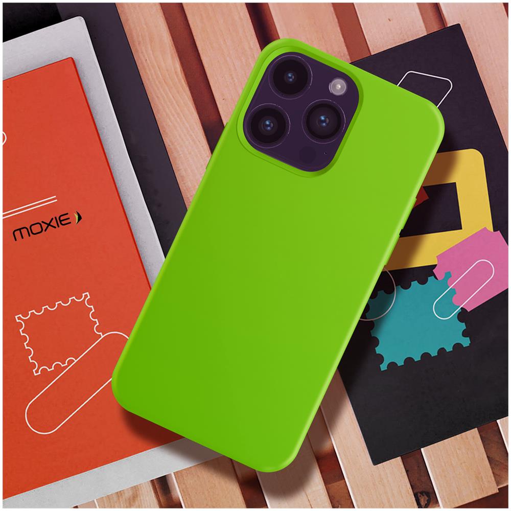 Cover Per Iphone 14 Pro Max Ibrida Semirigida Sottile Leggera Verde Lime - Foto 5