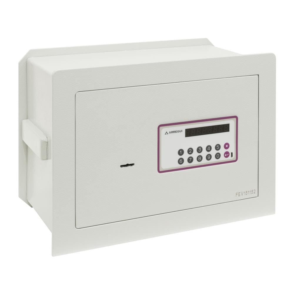 Forma Evolution 151040 Cassaforte A Muro Con Serratura A Chiave E Codice | Cassaforte Da Incaso A Parete Con Fondo Estensibile | Alto Livello Di Sicurezza | 27 X 38,5 X 20/30 Cm - Foto 2
