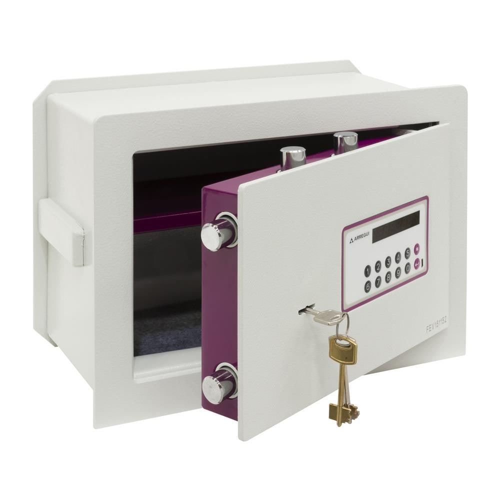 Forma Evolution 151040 Cassaforte A Muro Con Serratura A Chiave E Codice | Cassaforte Da Incaso A Parete Con Fondo Estensibile | Alto Livello Di Sicurezza | 27 X 38,5 X 20/30 Cm - Foto 1
