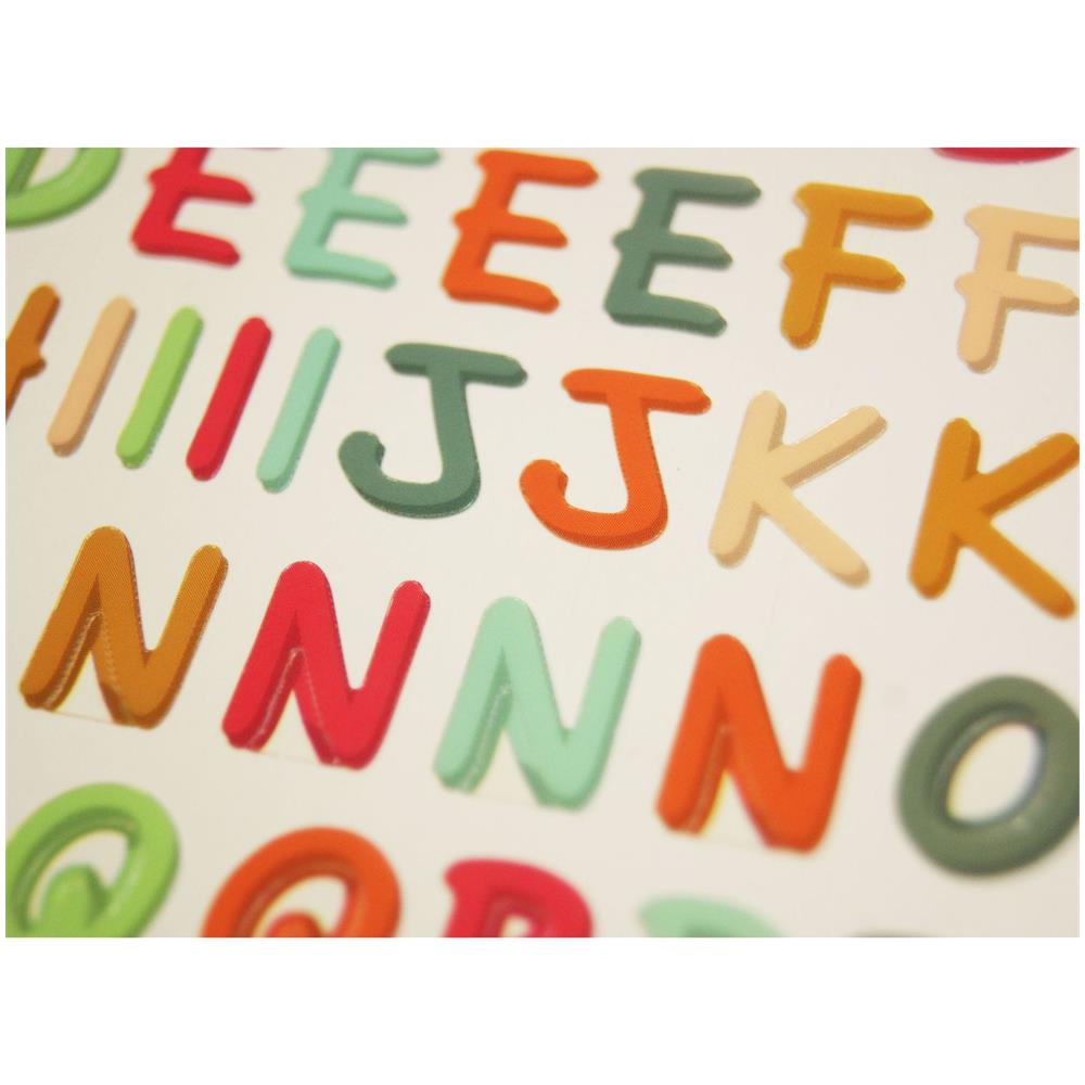 102 Adesivi - Alfabeto E Numeri - Colore Naturale - Foto 1