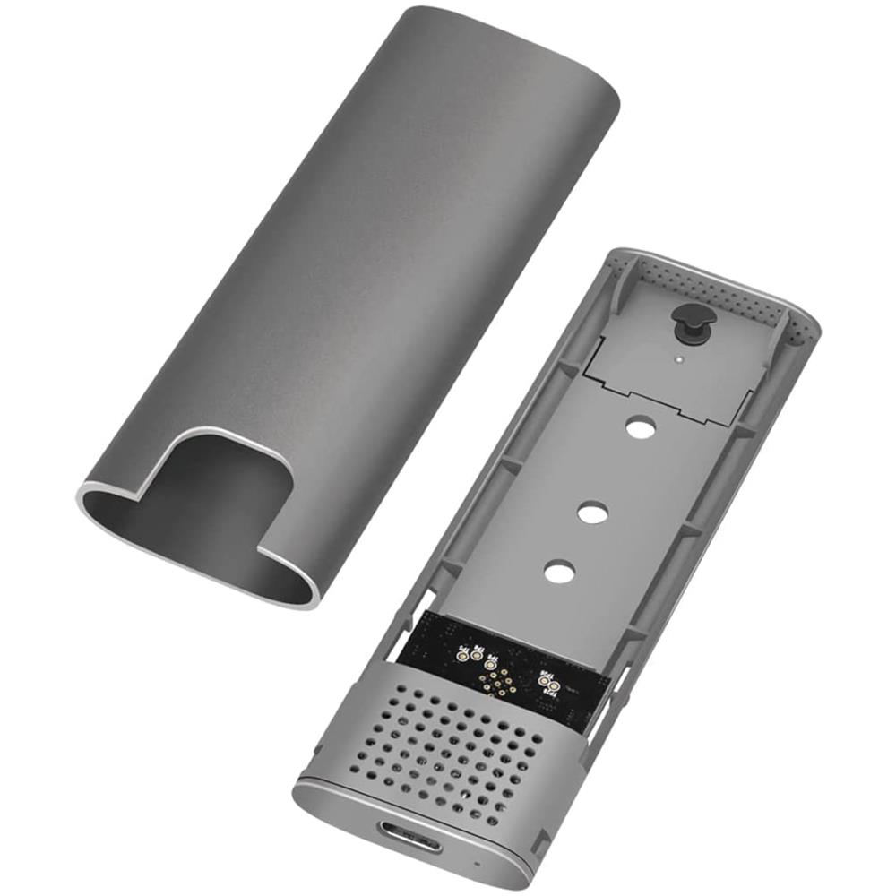 Box Esterno Ssd Usb 3.2 Gen 2x1 Usb-c Nvme (pcie) E Sata (ngff)  - Foto 2