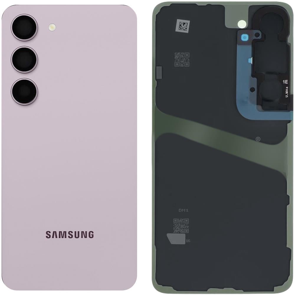 Vetro Retro Originale Galaxy S23 + Lente Fotocamera, Lavender - Foto 2