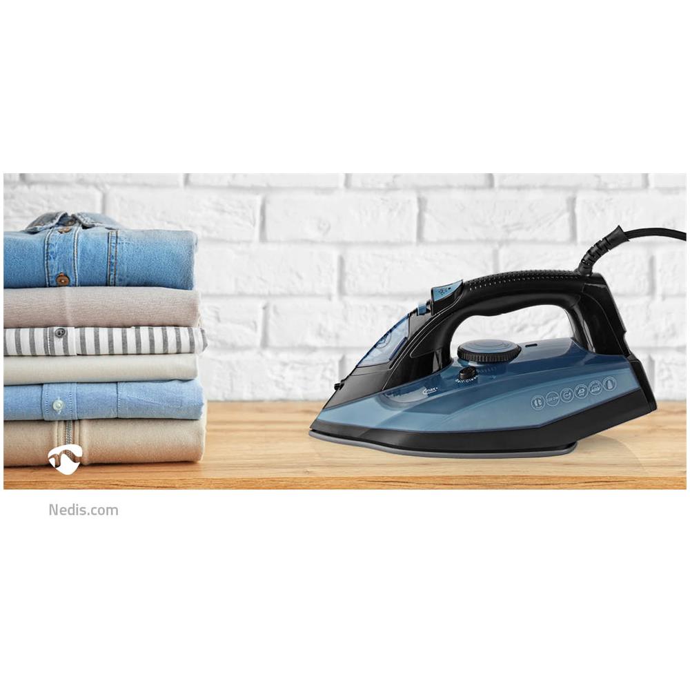 Ferro da Stiro a Vapore IRON2000 Capacità 0,32 l Potenza 2600 Watt Colore Blu - Foto 14