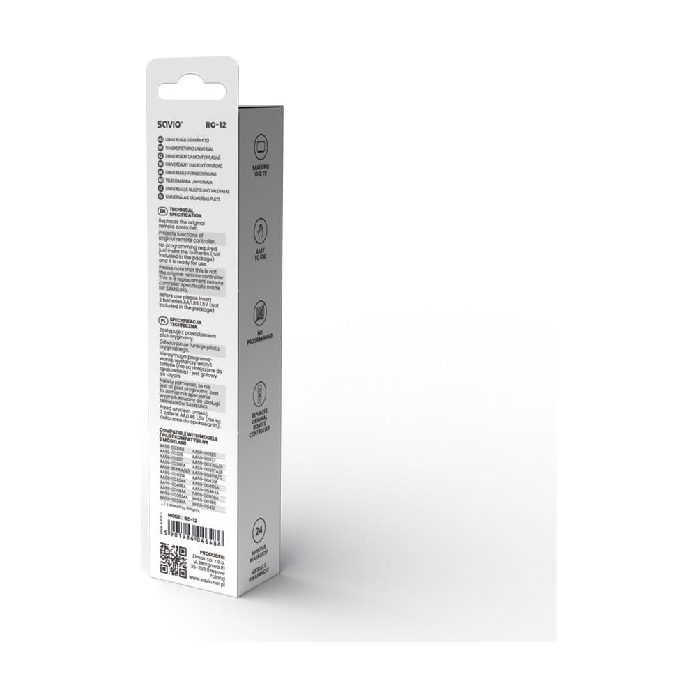 RC-12 remote control IR Wireless TV Press buttons telecomando Pulsanti - Foto 4