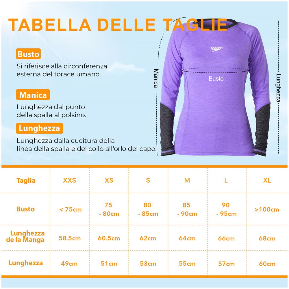 Rashguard casual femminile L /S, Ultra viola /nero - S - Foto 7