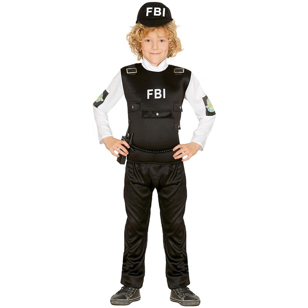 Costume Da Agente F. b. i. Bambini 118/138 Cm - Foto 2