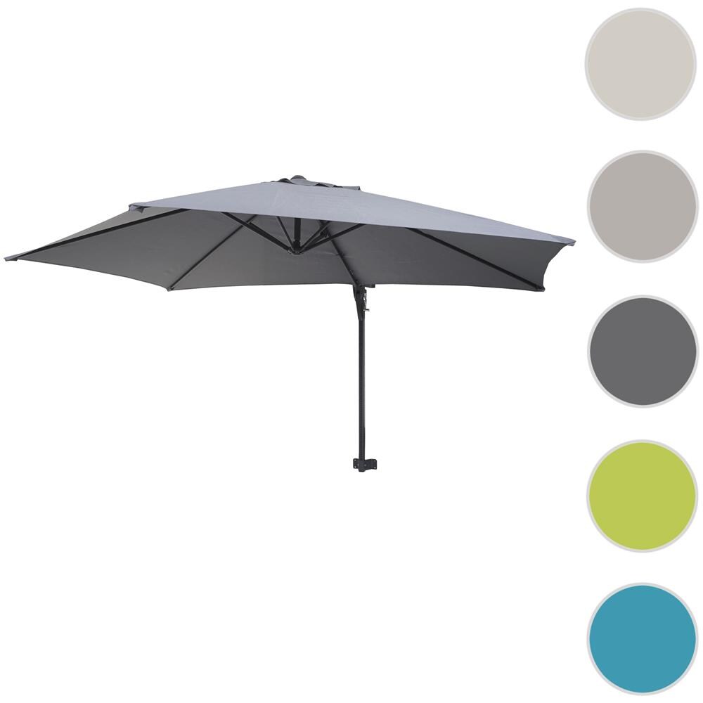 Base Ombrello Rotonda Verde Con Righe, 39x39x13 Cm, In Polietilene Resistente