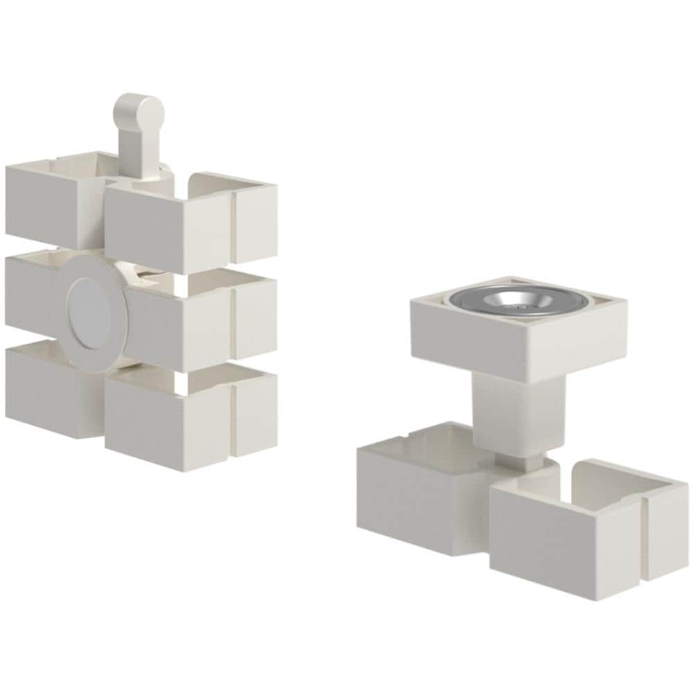 Addit Vertebra Passacavi Sit-stand - Set Magnetico 380 Colore Bianco - Foto 1