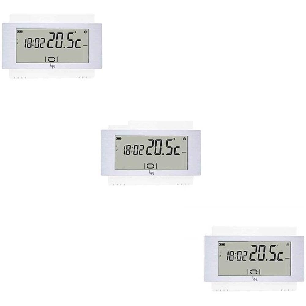 Termostato Touch Screen Da Parete 230V Bianco Ta / 500 Wh 230 - Foto 2