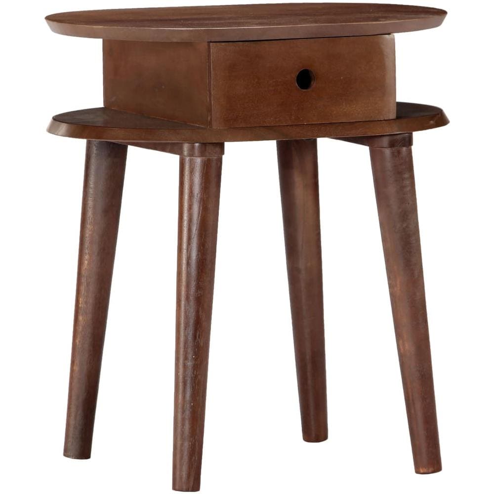 Comodino 50x35x55 Cm In Legno Massello Di Acacia - Foto 1