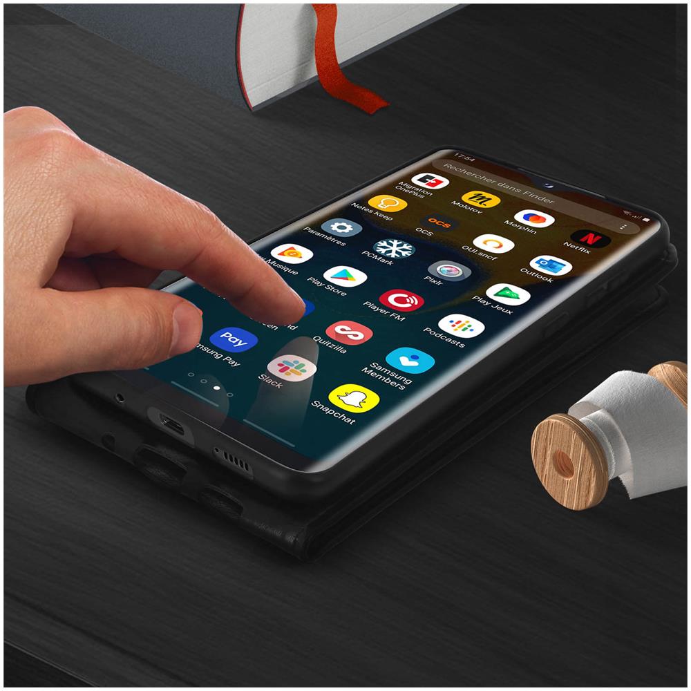 Custodia Samsung Galaxy A20e Sportellino Portadocumenti Protezione Nero - Foto 5