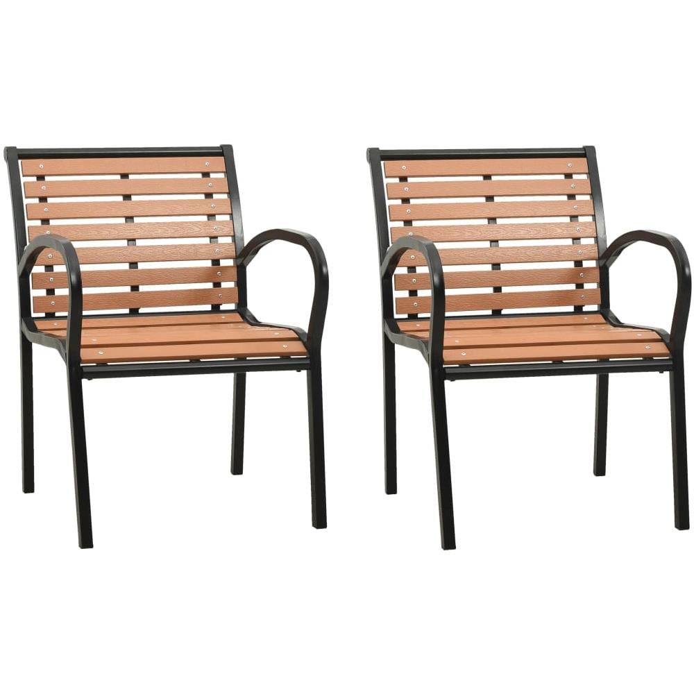 Sedie Da Giardino 2 Pz In Legno - Foto 1