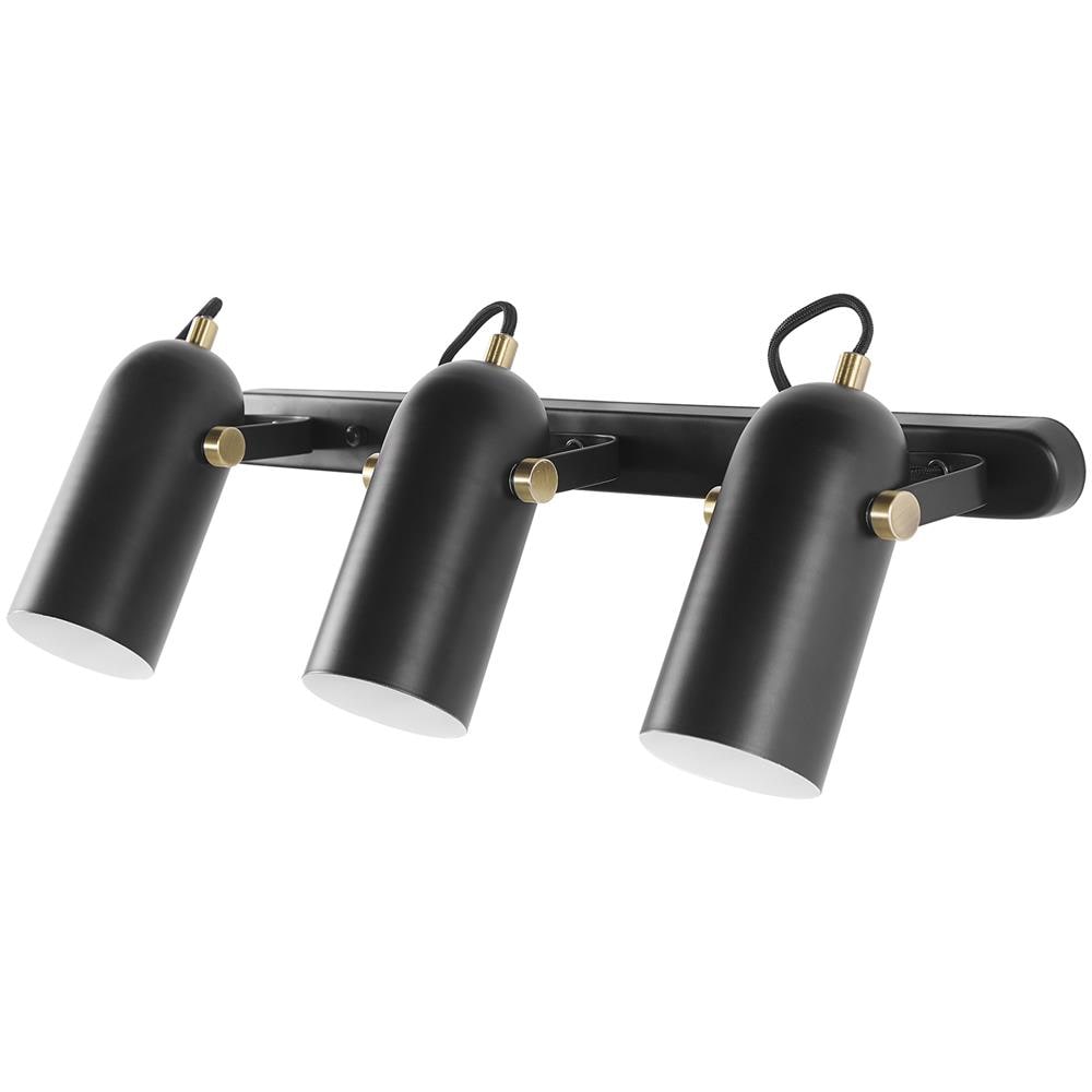 Applique A 3 Luci In Metallo Nero Tyria - Foto 1