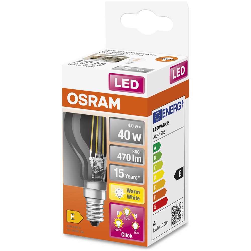 Led Star+ 3step Dim Mb 40w / 827 Filclear E14 Dim- C - Foto 9