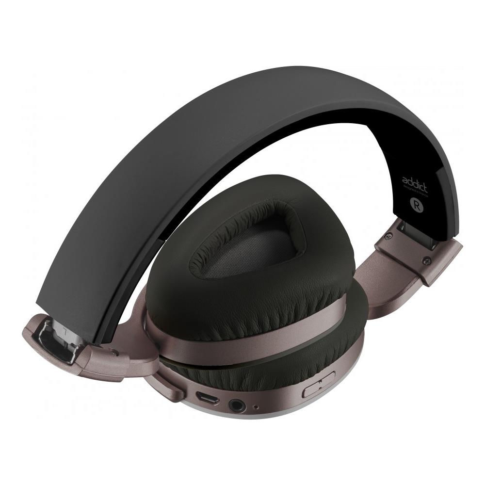 DVC4007B Padiglione auricolare Stereofonico Cablato / NFC (Comunicazione in prossimità) / Bluetooth Cioccolato auricolare per telefono cellulare - Foto 2
