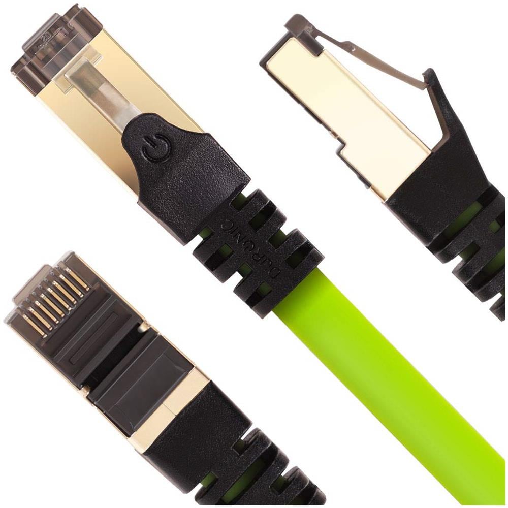 Cavo Di Rete Ethernet Supporta Fino A 2 Ghz / 2000 Mhz | Connettori Rj45 | Trasmissione Dati 40 Gigabit 5 metri Colore Verde - Foto 7