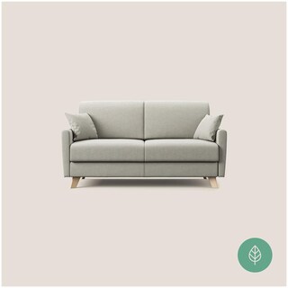 Divano Letto 3 Posti Matrimoniale SEADA Siviglia - Beige, Tessuto Idrorepellente Antimacchia, Made In Italy
